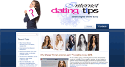 Desktop Screenshot of e-datingtips.com